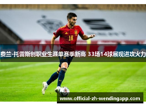 费兰-托雷斯创职业生涯单赛季新高 33场14球展现进攻火力 费兰-托雷斯创职业生涯单赛季新高 33场14球展现进攻火力